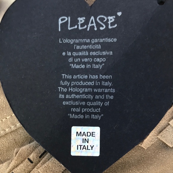 NWT LF Please Leather Suede Fringe Crop Vest - Picture 7 of 10